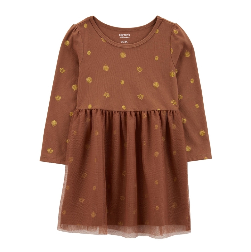 Carter's Toddler Girl Fall Thanksgiving Dress